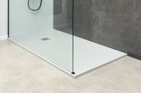 Душевая перегородка Allen Brau Infinity 1 140 профиль Черный браш стекло прозрачное арт-3.21027.BBA — фото 7, Душевые перегородки