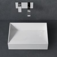 Раковина-чаша Abber Stein 60 Белая матовая арт-AS2623 — фото 1, Раковины накладные