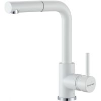 Смеситель для кухни Paulmark Kassel Белый матовый арт-Ka214311-431TW — фото 1, Смесители для кухни