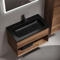 Тумба под раковину Sancos Marmi 1.0 80 подвесная Дуб чарльстон арт-MR1.080ECH — фото 13, Тумбы под раковину