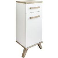 Тумба Sanflor Ингрид 30 Белая Швейцарский вяз арт-С03689 — фото 1, Комоды и тумбы для ванной комнаты