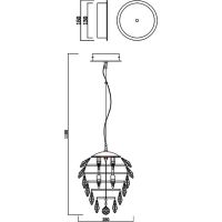 Товар: Подвесной светильник Crystal Lux Charme SP4 Gold Transparent Прозрачный Золото арт-CHARME SP4 GOLD/TRANSPARENT - фото 3 Подвесной светильник Crystal Lux Charme SP4 Gold Transparent Прозрачный Золото арт-CHARME SP4 GOLD/TRANSPARENT — фото 3, Подвесные светильники