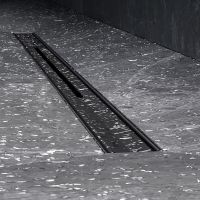 Товар: Душевой лоток AM.PM MasterFlow 80 с Черной матовой решеткой Slim line арт-W01SC-S11-080-05BM - фото 7 Душевой лоток AM.PM MasterFlow 80 с Черной матовой решеткой Slim line арт-W01SC-S11-080-05BM — фото 7, Душевые лотки