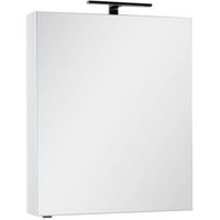 Зеркальный шкаф Aquanet Алвита 70 R Белый арт-184038 — фото 1, Зеркальные шкафы в ванную