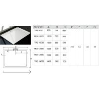 Товар: Душевой поддон из искусственного камня WeltWasser WW TRS 9070 90x70 Белый арт-10000008794 - фото 11 Душевой поддон из искусственного камня WeltWasser WW TRS 9070 90x70 Белый арт-10000008794 — фото 11, Душевые поддоны из искусственного камня