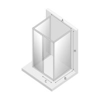 Товар: Душевой уголок New Trendy New Varia Chrome 120х80 профиль Хром стекло прозрачное арт-K-0512 - фото 8 Душевой уголок New Trendy New Varia Chrome 120х80 профиль Хром стекло прозрачное арт-K-0512 — фото 8, Прямоугольные душевые уголки