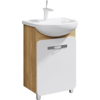 Тумба под раковину Aqwella Вега 55 Дуб сонома арт-Veg.01.05 — фото 1, Тумбы под раковину