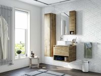 Тумба с раковиной STWORKI Карлстад 60 подвесная Дуб рустикальный арт-425188 — фото 13, Тумбы с раковиной