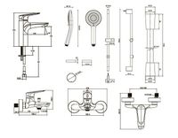 Комплект смесителей Jacob Delafon Elite Хром арт-E32911RU-CP — фото 5, Готовые комплекты для ванной комнаты