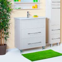 Тумба под раковину Бриклаер Чили 80 Светлая лиственница арт-4627125415012 — фото 1, Тумбы под раковину