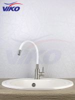 Смеситель для кухни Viko Нержавеющая сталь Белый арт-V-4448 — фото 3, Смесители для кухни