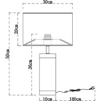 Настольная лампа Artelamp Maia Белая Золото Прозрачная арт-A4036LT-1GO — фото 5, Настольные лампы