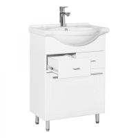 Тумба под раковину Style Line Лана 60 Белая арт-СС-00002253 — фото 3, Тумбы под раковину