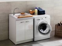 Товар: Тумба под хозяйственную раковину Hatria Complementi 60x51x88 Белая арт-YXNX01 - фото 5 Тумба под хозяйственную раковину Hatria Complementi 60x51x88 Белая арт-YXNX01 — фото 5, Тумбы под раковину