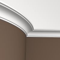 Карниз гибкий Европласт 1.50.106 2000x72x90 мм арт-1.50.106 (гибкий) — фото 2, Карнизы