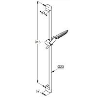 Товар: Душевой гарнитур Kludi Fizz Белый Хром арт-6774091-00 - фото 4 Душевой гарнитур Kludi Fizz Белый Хром арт-6774091-00 — фото 4, Душевые гарнитуры на штанге