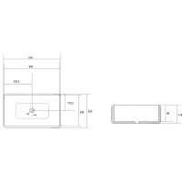 Товар: Раковина-чаша Abber Rechteck 51 Белая матовая арт-AC2207MW - фото 4 Раковина-чаша Abber Rechteck 51 Белая матовая арт-AC2207MW — фото 4, Раковины накладные
