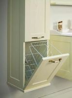 Шкаф пенал Aquaton Леон 31 подвесной Дуб бежевый арт-1A186503LBPR0 — фото 4, Пеналы для ванной комнаты