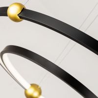 Подвесной светильник Divinare Amadeo Черный Белый Золото арт-1123/04 SP-65 — фото 3, Подвесные светильники