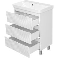 Товар: Тумба с раковиной Brevita Victory 70 Белая матовая арт-УТ000024307 - фото 3 Тумба с раковиной Brevita Victory 70 Белая матовая арт-УТ000024307 — фото 3, Тумбы с раковиной