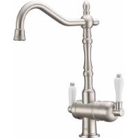 Смеситель для кухни ZorG Clean Water Сатин арт-ZR 326 YF SATIN — фото 1, Смесители для кухни