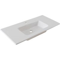 Раковина Allen Brau Fantasy 102 Белая арт-4.11027.20 — фото 1, Раковины встраиваемые сверху