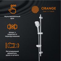 Товар: Комплект смесителей Orange Lutz Хром арт-M04-311cr - фото 4 Комплект смесителей Orange Lutz Хром арт-M04-311cr — фото 4, Готовые комплекты для ванной комнаты