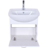 Тумба с раковиной Orange Лайт 50 подвесная Белый глянец арт-LRA-50TUW+RA — фото 8, Тумбы с раковиной