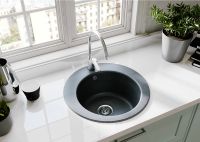 Кухонная мойка Aquaton Иверия 48 Графит арт-1A711032IV210 — фото 3, Кухонные мойки