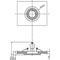 Встраиваемый светильник Maytoni Downlightt Gyps Classic Белый арт-DL283-1-01-W — фото 3, Точечные светильники