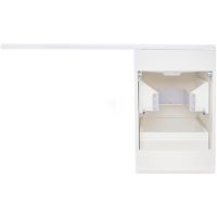 Тумба под раковину Style Line Даллас Люкс Plus 100 подвесная Белая арт-СС-00002349 — фото 5, Тумбы под раковину