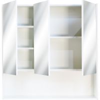 Зеркальный шкаф Bellezza Ницца 90 Белый арт-4611015030010 — фото 2, Зеркальные шкафы в ванную