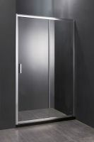 Душевая дверь в нишу Orange 140 профиль Хром стекло прозрачное арт-E02-140TCR — фото 2, Раздвижные душевые двери