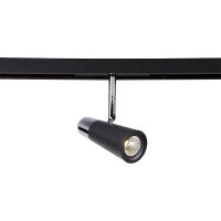 Трековый светильник Crystal Lux Space Черный Хром арт-CLT 0.33 006 12W BL-CH 4000K — фото 2, Трековые светильники