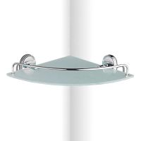 Товар: Стеклянная полка Haiba угловая Хром арт-HB1921-1 - фото 3 Стеклянная полка Haiba угловая Хром арт-HB1921-1 — фото 3, Полки для ванной и душа