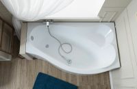 Акриловая ванна Aquanet Palma 170x90 R без гидромассажа арт-205537 — фото 8, Акриловые ванны