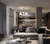 Подвесной светильник Maytoni Modern Carcass Белый Золото Хром арт-MOD312PL-08GCH — фото 4, Подвесные светильники