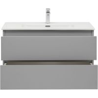 Тумба под раковину Aquanet Вега 90 подвесная Мисти грин арт-329604 — фото 6, Тумбы под раковину