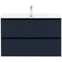 Тумба под раковину Aquanet Джейн 100 подвесная Маренго арт-335431 — фото 3, Тумбы под раковину