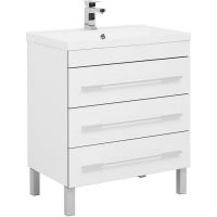 Тумба с раковиной Aquanet Верона 75 Белая арт-287671 — фото 1, Тумбы с раковиной