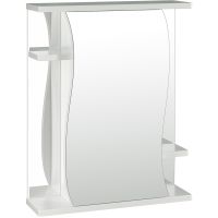 Зеркальный шкаф Mixline Классик 55 R Белый арт-525511 — фото 1, Зеркальные шкафы в ванную
