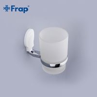 Стакан для зубных щеток Frap F33 Хром арт-F3306 — фото 2, Стаканы для зубных щеток