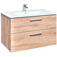 Тумба под раковину Roca Victoria 80 подвесная Орех арт-A857470517 — фото 1, Тумбы под раковину