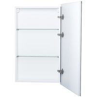 Зеркальный шкаф Iddis Zodiac 50 с подсветкой Белый арт-ZOD5000i99 — фото 3, Зеркальные шкафы в ванную