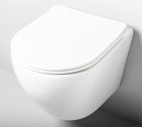 Унитаз WellWant Aura подвесной с сиденьем Микролифт арт-WWU01122W — фото 2, Подвесные унитазы