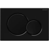 Клавиша смыва Geberit Sigma 01 Черная глянцевая арт-115.770.DW.5 — фото 1, Кнопки смыва