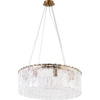 Люстра Divinare Felis Прозрачная Латунь арт-6005/17 SP-8 — фото 1, Люстры