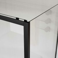 Душевой уголок Vincea City 120х90 профиль Черный стекло прозрачное арт-VSR-5CT9012CLB — фото 4, Прямоугольные душевые уголки