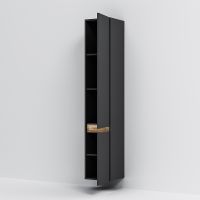 Шкаф пенал AM.PM X-Joy 30 подвесной Черный матовый арт-M85ACHR0306BM — фото 2, Пеналы для ванной комнаты