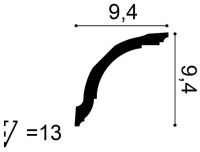 Товар: Карниз Orac Decor 2000x94x94 мм арт-CX127F - фото 3 Карниз Orac Decor 2000x94x94 мм арт-CX127F — фото 3, Карнизы
